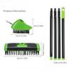 3 In 1 Steel Wire Garden Weed Brush Long Handle Moss Remover Set For Garden Patio Cleaning Supplies