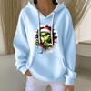 Women's Fashion Casual Christmas Angel Print Pullover Long-Sleeve Sweatshirt