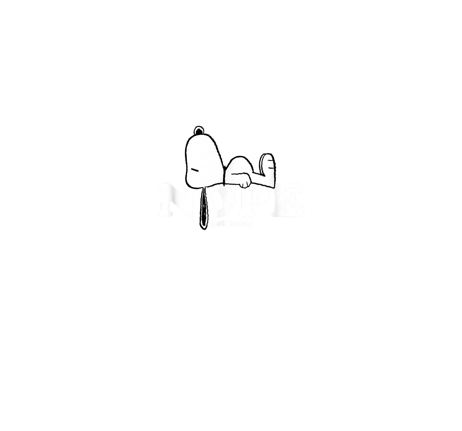Snoopy Nope Not Today T-Shirt M