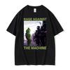Rage Against The Machine Portland Frog Protest Meme T Shirts Men Women Summer Cotton Oversized T Shirt Fashion 90s Retro Tshirt