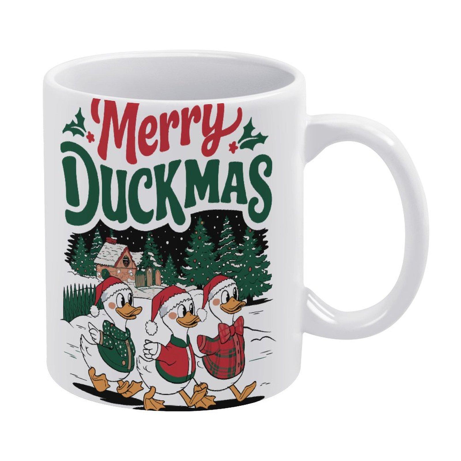 

Белая кофейная кружка 11 унций с двусторонним принтом и гладкой глянцевой поверхностью, подходит для горячих напитков дома, на кухне или на офисном столе белый