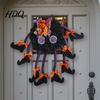 Wall Hanging Decorations Halloween Spider Door Sign Decorative Festival Plaque Vintage Rustic Durable Polyester Props Decor Party Background Props,