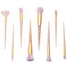 Female Unicorn 10pcs Makeup Brushes Set Thread Contour Eyeshadow Powder Brush
