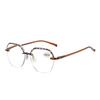 Vintage Runde Große Rahmen Lesebrille für Herren und Damen Retro Elegantes Blumenmuster Mode Alterssichtigkeit Brille Mode Brille