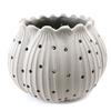 Les Trésors De Lily [J0538] - Gray 'Leaf' Candle Holder