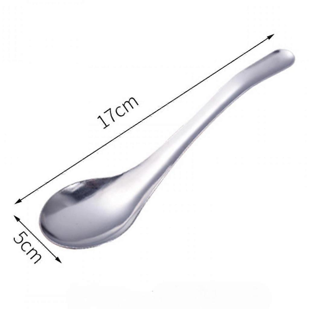 Heavy duty spoon, high quality stainless steel spoon, spoon, easy to clean, reusable for kitchen tools (17*5cm)