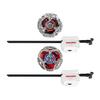 Beyblade X Transformers Collaboration Optimus Prime 4-60P vs Megatron 4-80B Multipack Set with 2 Top