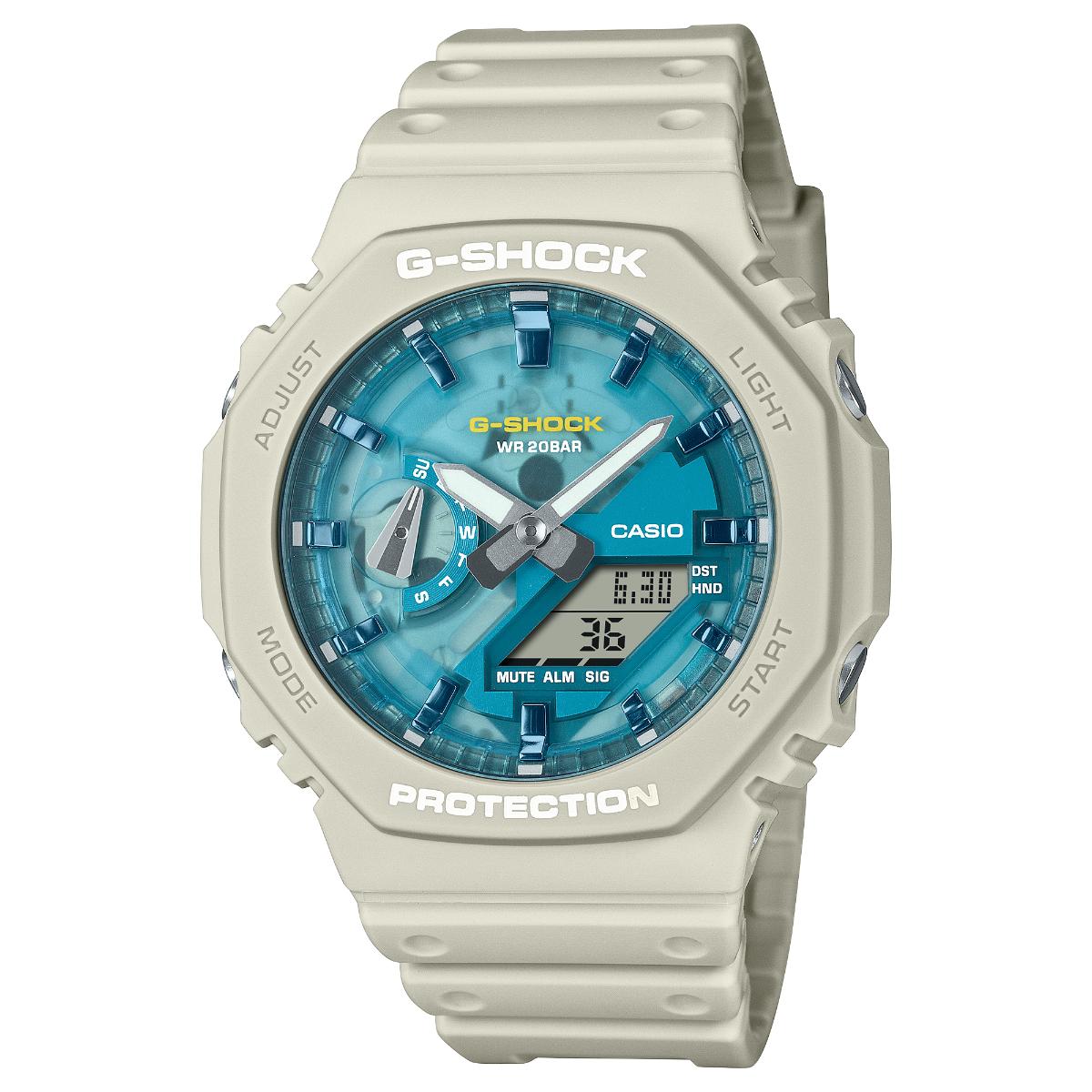 

Casio G-shock GA-2100AS-5A Цифровые аналоговые мужские часы