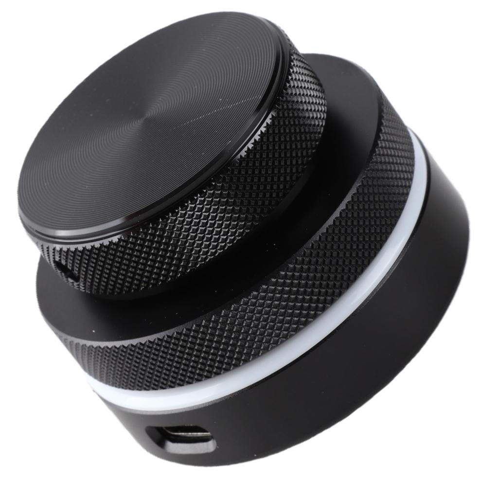Custom Rotary Knob with RGB Light Page Knob Turning Volume Controller 2.4G BT USB C Wired Connection Support for