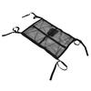 Car Ceiling Storage Bag Polyester Adjustable Elastic Hanging Roof Mesh Pocket for Vehicle Outdoor Ca