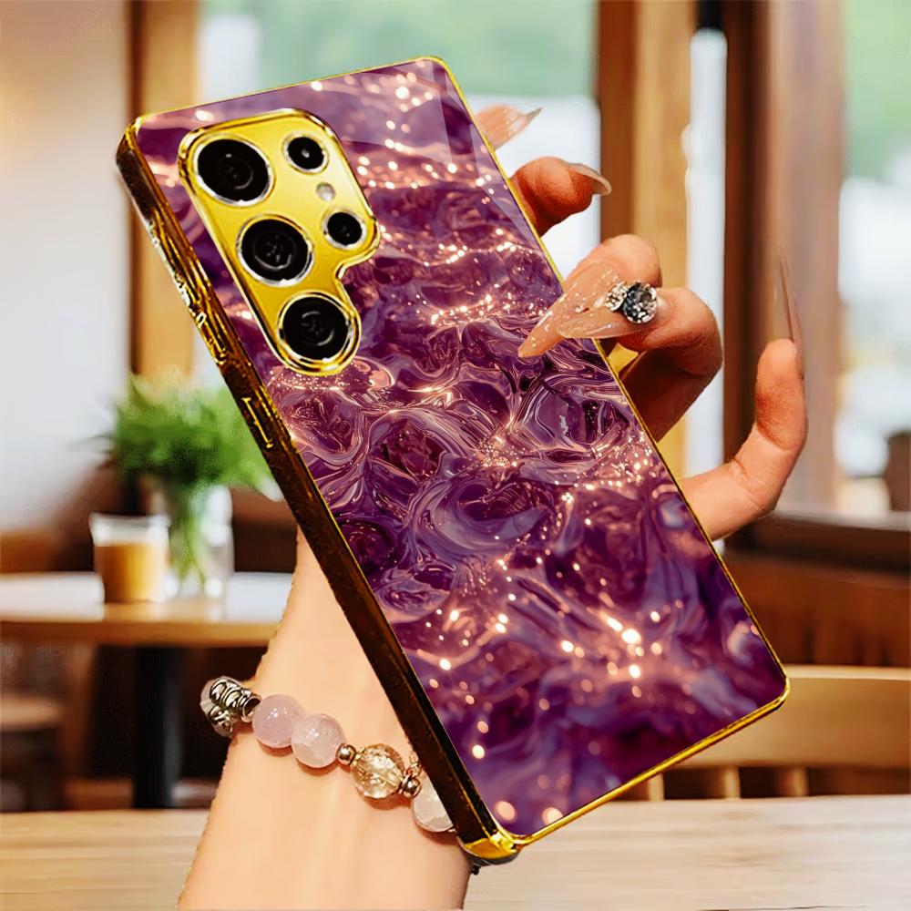 Rose nouveau modèle Bestseller Coque de téléphone Coque de téléphone en verre galvanisé pour Samsung Galaxy S26 S25 S24 S23 S22 S21 FE, Ultra, Plus