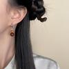 Elegant Zen Beaded Ear Cuffs: Retro-Chinese Wooden Earrings