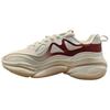 Hongxing Comfortable Fashion Soft Sole Shock Absorbing Non-Slip Increased Height Low-Top Dad Shoes Women Sneaker White Red 12125102155-004