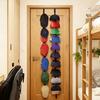 Over-the-Door Hat Hanger Adjustable Baseball Cap Organizer Two-Way Hanging Hat Holder for Entrance Bedroom