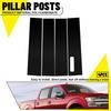 4x Window Pillar Posts Trim For 15-21 Ford F-150 with Keypad Accessories Black N