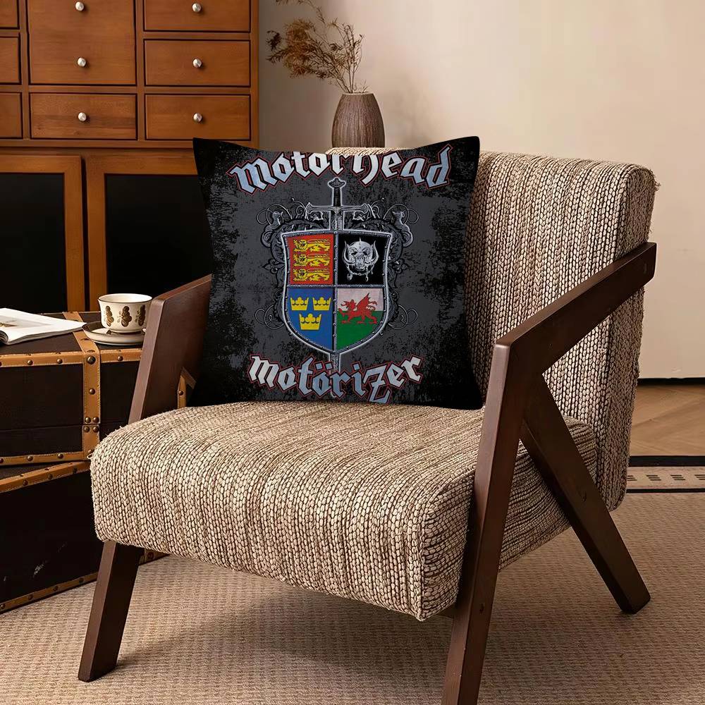 Rock Band MMotorhead Cushion Cover Pillowcase Upholstery Sofa Throw Pillow Home Decor Pillowcas
