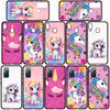 Phone Case for Samsung Galaxy S25 S23 S22 S21 S20 S24 Ultra FE A05 A06 A15 A16 A36 A37 A35 A54 A55 A56 A57 A25 A26 A53 A17 Lovely Unicorn Horse Cover