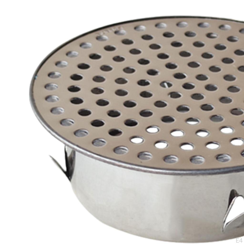 Atmungsaktive Abflussabdeckung aus Edelstahl für Küche, Bad und Toilette