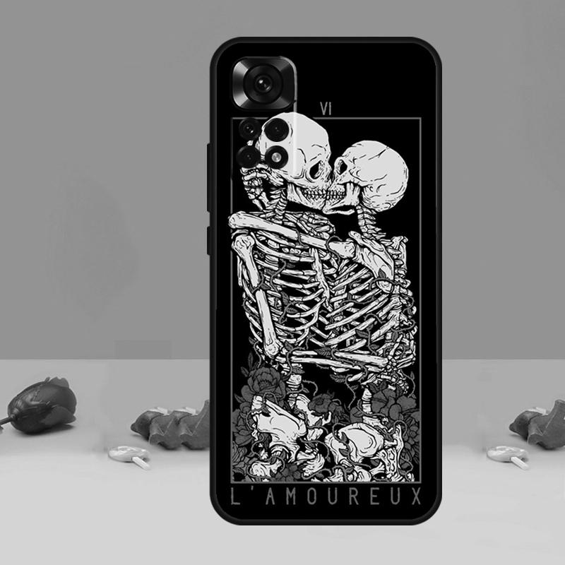 Horror Skull Gothic Cover For Xiaomi Redmi Note 14 13 12 10 11 Pro 11S 12S Case For Redmi 15 15C 10C 12C 13C 14C