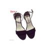 Ladies Casual High Heels With Ankle Strap And Nonslip Rubber Sole For Daily Wear