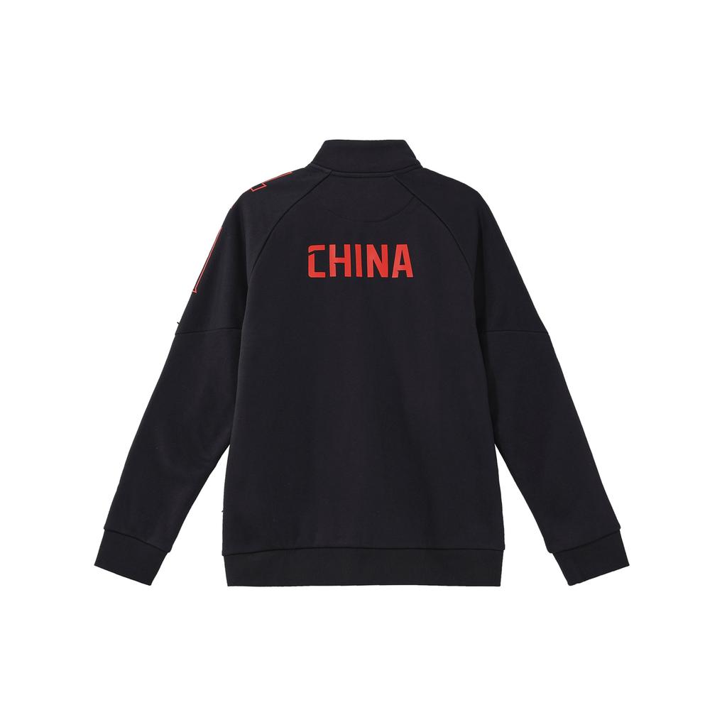 Anta Casual Sports Zipper Stand Collar Long Sleeve Fleece Thick Jacket Men Jackets 152247720-4