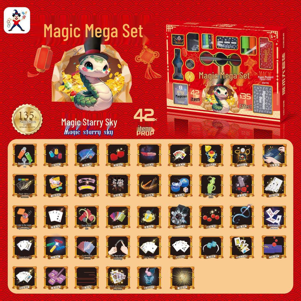 Magic Toy Set: Close-Up Performance Props & Children's Gift Box for Birthdays & New Year - Perfect for Parent-Child Fun