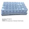 Monthly Pill Organizer 2 Times A Day Pill Box 31 Day One Month Travel Pill Container 32 Compartments AM PM Pill Case for Medication Supplements