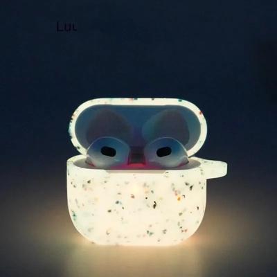 Svítící pouzdro na sluchátka pro Apple AirPods Pro 2 Silikonové fluorescenční Pro AirPods1 2 3 Pouzdro na bezdrátová sluchátka Ochranný obal