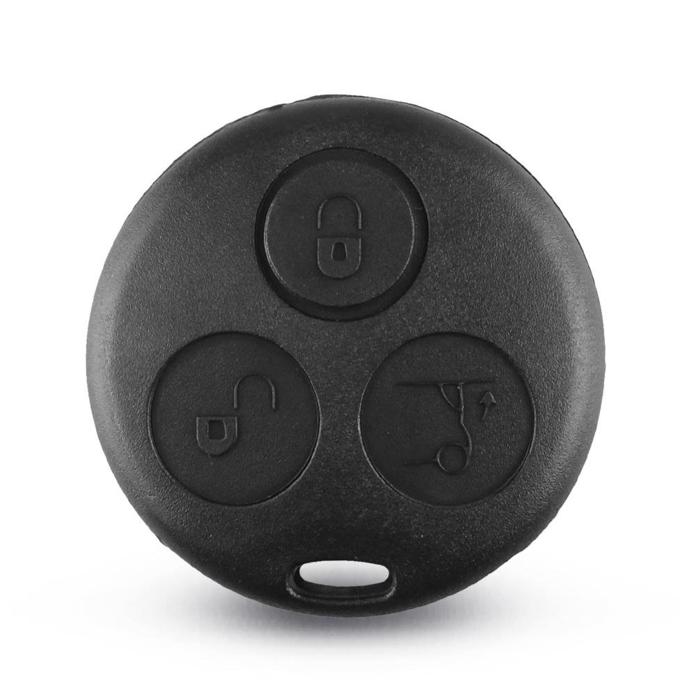 Replacement For Mercedes Benz Smart Fortwo 450 Forfour Roadster 3 Buttons Umcut Blank Blade Remote Key Shell Fob Car Case
