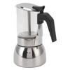Glass Moka Pot Stainless Steel Heat Resistant Portable Classic Italian Coffee Maker for Home and Cafe 300ML