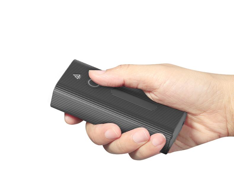 P13 Dual-color Bicycle Front Light Rechargeable Bright Flashlight Cycling Equipment Bicycle Night Riding Accessories for Mountain Bikes