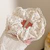 Sweet Lace Lace Hair Loop and Large Intestine Loop Korean Style Polka Dot Hair Accessories Sweet Headwear Meatballs Hair Rope