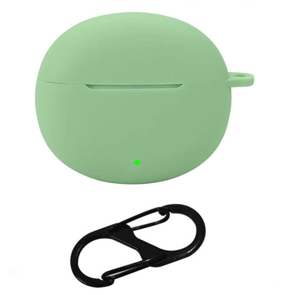 For Honor Earbuds X8 Silicone Case Wireless Earphones Protective Cover with Anti-Lost Buckle