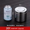 304 Stainless Steel Food Sample Box with Lid - Small Dish for Kitchen and Canteen Use