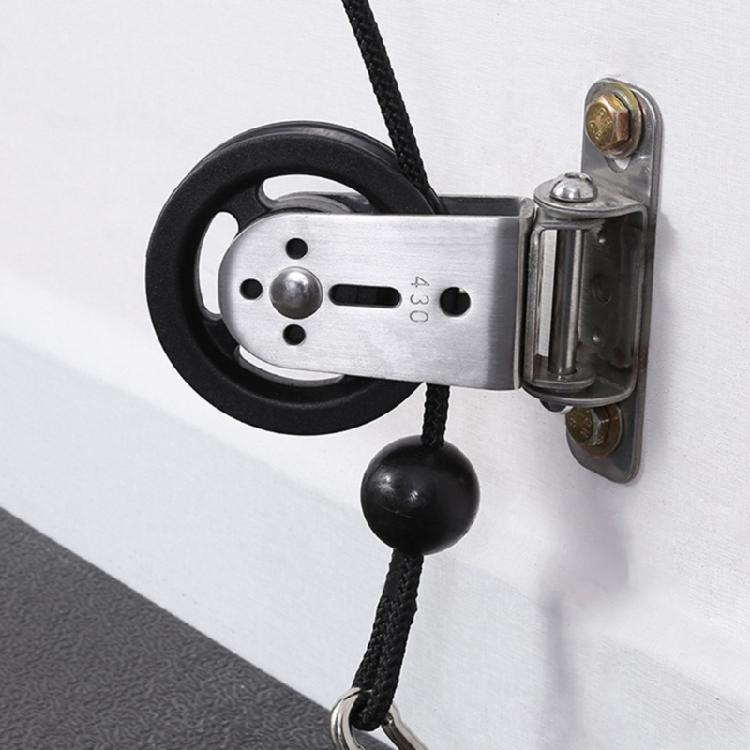 Gym Cable Pulley Wheel Wall Mounted Fixed Pulley Heavy Duty Swivels Mute Pulley