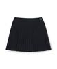 Emelbi Women'S Varsity Sporty Pleated Mini Skirt Ny (Black)