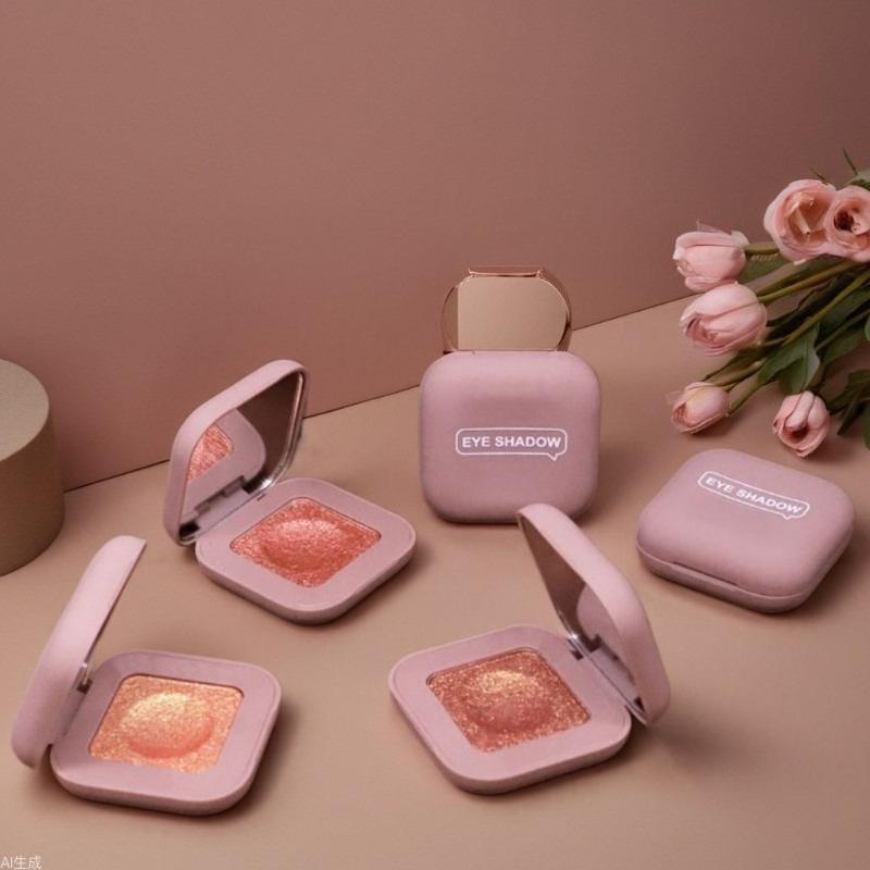 Cień do powiek na opuszek palca Modny Matowy Wysoki połysk Tekstura puree ziemniaczanego Drobna tekstura Paleta cieni do powiek jednokolorowych dla studentek