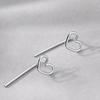 925 Sterling Silver Heart Stud Earrings - New 2022 Summer Style for Women