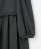 Milo Woman Puff Sleeve Jersey Dress [Deep Charcoal]