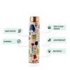 Jolly Copper Water Bottle, 750ml, 1 Piece | Kids | Leak Proof, Durable and Rust Free | Eco-friendly and Sustainable, 750ml, Pack of 1