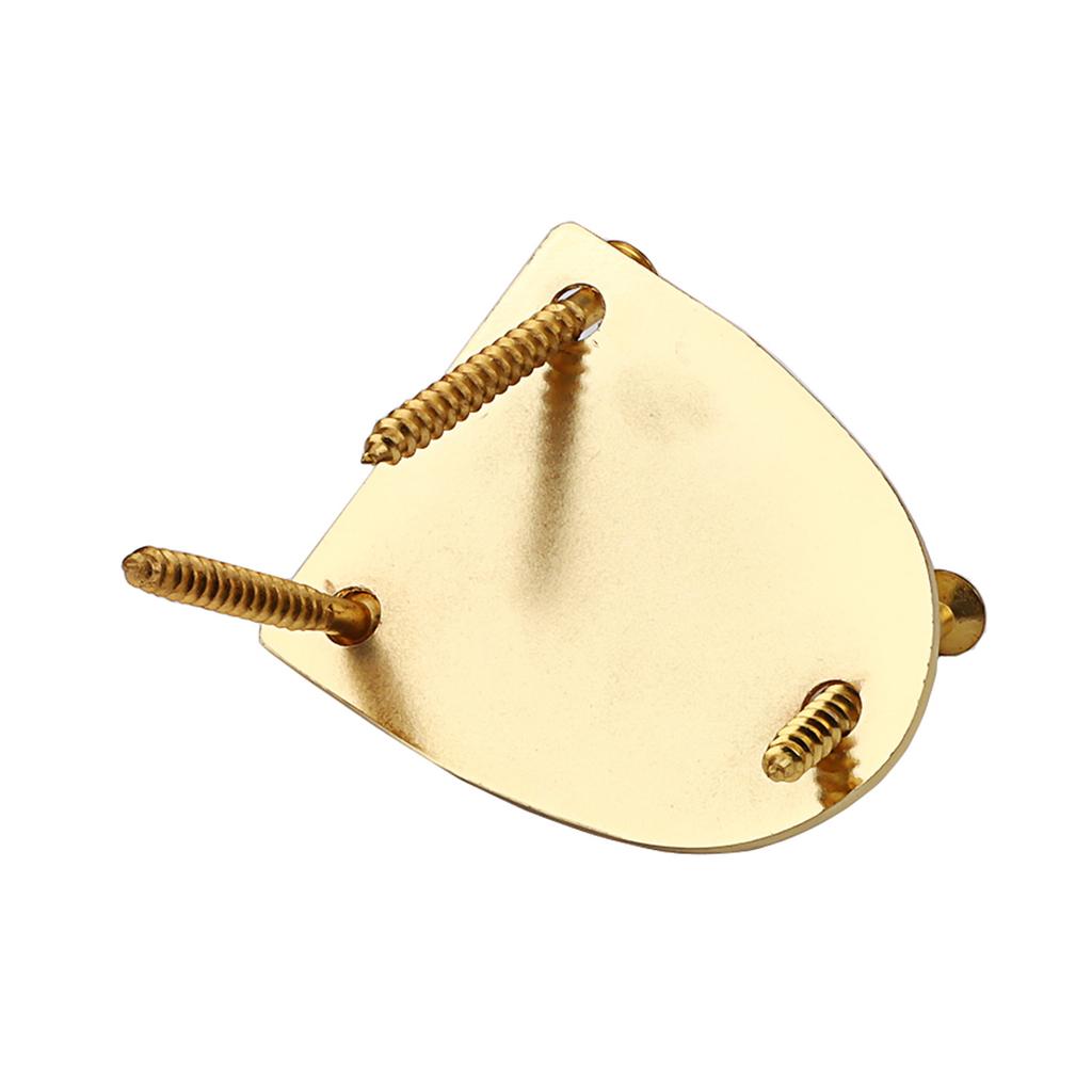 Electric Guitar Neck Plate with Screws 3 Holes Guitar Neck Joint Board Replacement Neckplate Electric Guitar Bass Parts