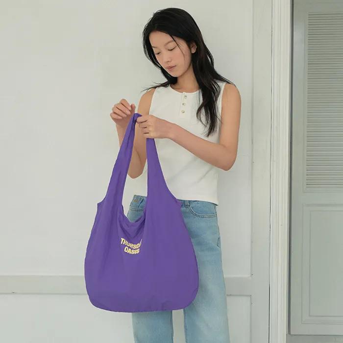 Weekdays Color Nylon Shoulder Bag_PURPLE(WB6AC05)