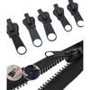 3 Sizes Universal Instant Zippers Fix Repair Kit Replacement 3 Sizes Zip Slider Teeth Rescue New Design Sewing Clothes Zipper