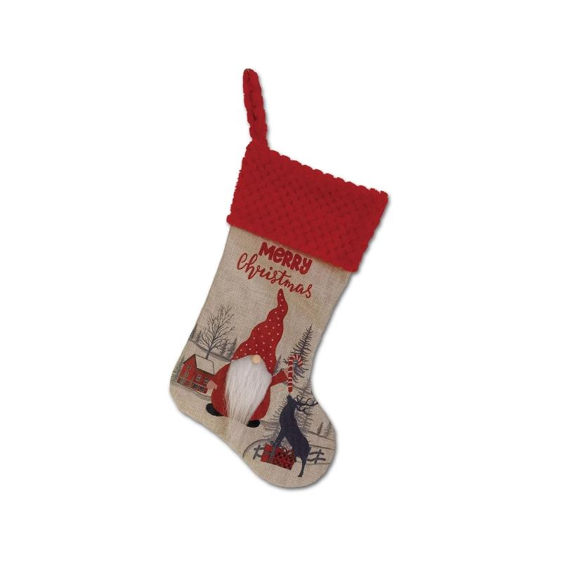 

Green Hanging Christmas Gift Sacks Gifts Merry Christmas Door Sign for Holiday 1
