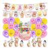 Birthday Decoration Party Set Stray Kids Popular Idol Korean K-pop Anime Stuffed Toy Children Cute Funny Boys Girls Pink Purple Yellow Happy Birthday