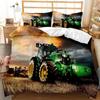 Truck Duvet Cover Set Automobile Blue Monster Pickup Truck Off Road Vehicle Bedding Set For Boys King Size Quilt Cover