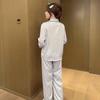 New pajamas women's ice silk thin summer silk jacquard long-sleeved high-end sense can be worn outside loungewear suit