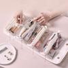 PU Large Capacity Roll Up Cosmetic Bag Detachable Compartments Hanging Makeup Bag Portable Travel Toiletry Bags