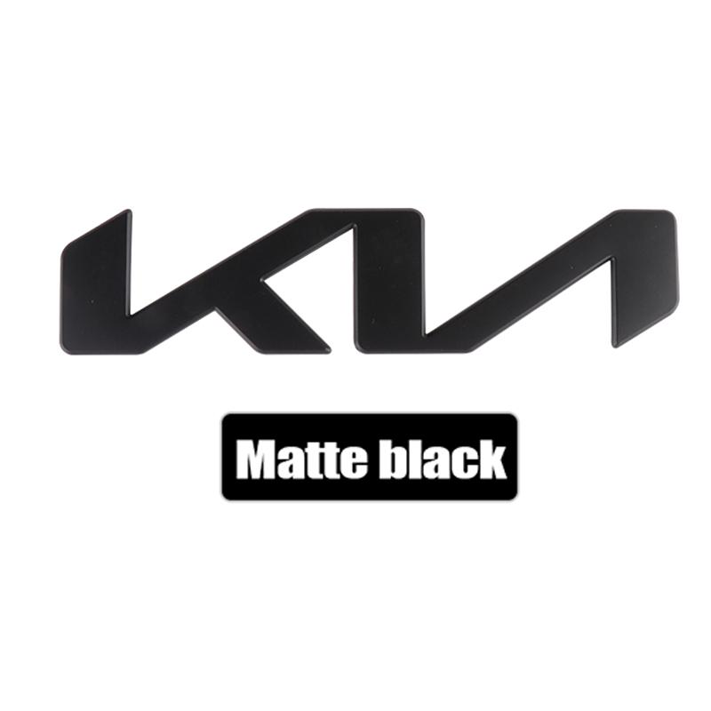 AABJA1 13cm 15cm 17.1cm 21.1cm Car Letter Front Head Hood Bonnet Emblem Rear Tail Bumper Trunk Sticker Badge Styling For KIA KN K5 K6