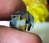 Herkimer Diamond Quartz Crystal, Fantasy Bullet Cut Gemstone, 15x11mm